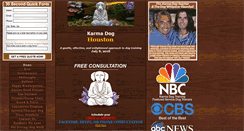 Desktop Screenshot of karmadogtraininghouston.com